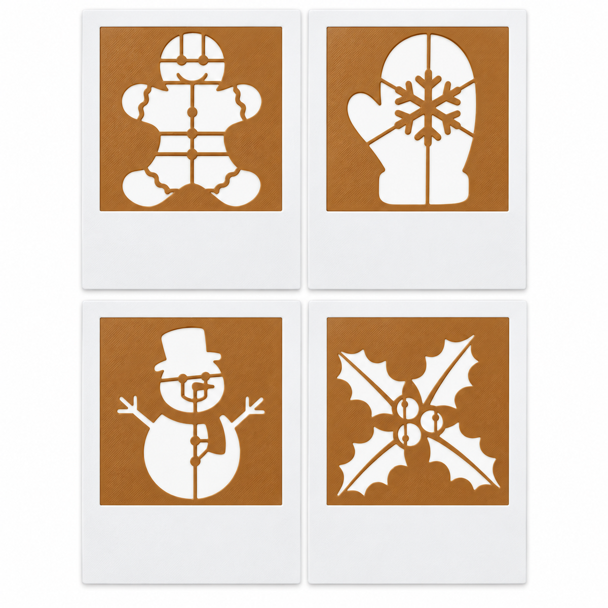Winter Holiday Stencil Set