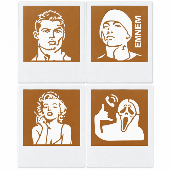 Pop Culture Stencil Set